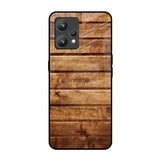 Wooden Planks Realme 9 Pro Plus Glass Back Cover Online