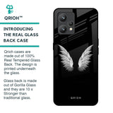 White Angel Wings Glass Case for Realme 9 Pro Plus