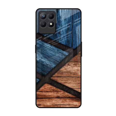 Wooden Tiles Realme Narzo 50 Glass Back Cover Online