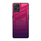 Wavy Pink Pattern Realme Narzo 50 Glass Back Cover Online
