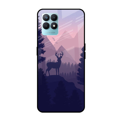 Deer In Night Realme Narzo 50 Glass Cases & Covers Online