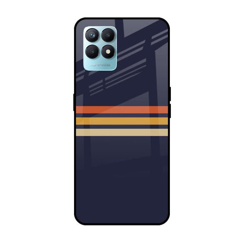 Tricolor Stripes Realme Narzo 50 Glass Cases & Covers Online