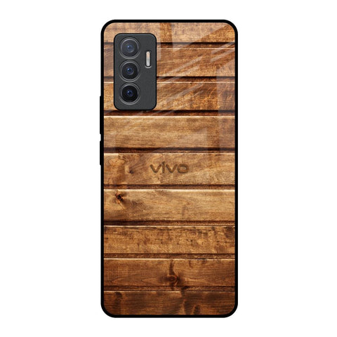 Wooden Planks Vivo V23e 5G Glass Back Cover Online