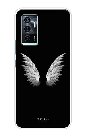 White Angel Wings Vivo V23e 5G Back Cover