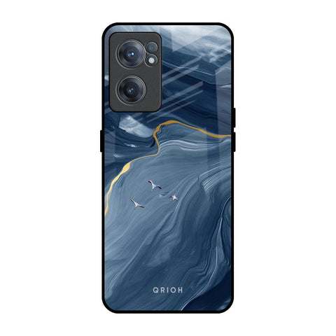 Deep Ocean Marble OnePlus Nord CE 2 5G Glass Back Cover Online