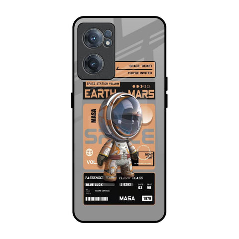 Space Ticket OnePlus Nord CE 2 5G Glass Back Cover Online