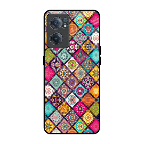 Multicolor Mandala OnePlus Nord CE 2 5G Glass Back Cover Online