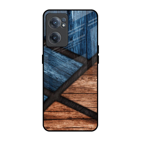 Wooden Tiles OnePlus Nord CE 2 5G Glass Back Cover Online