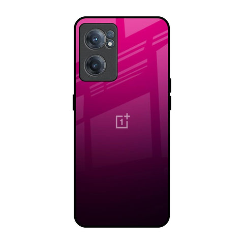 Purple Ombre Pattern OnePlus Nord CE 2 5G Glass Back Cover Online