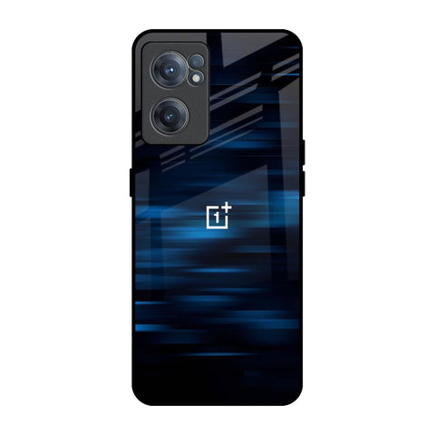 Blue Rough Abstract OnePlus Nord CE 2 5G Glass Back Cover Online