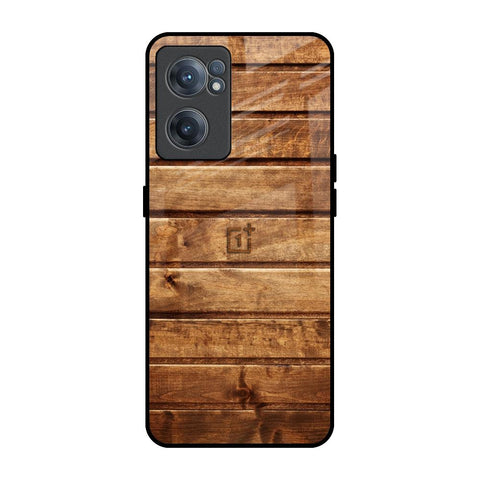 Wooden Planks OnePlus Nord CE 2 5G Glass Back Cover Online