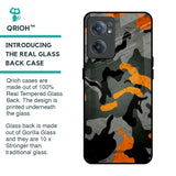 Camouflage Orange Glass Case For OnePlus Nord CE 2 5G