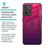 Wavy Pink Pattern Glass Case for OnePlus Nord CE 2 5G