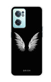 White Angel Wings OnePlus Nord CE 2 5G Back Cover