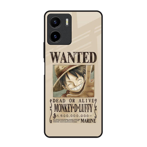 Luffy Wanted Vivo Y15s Glass Back Cover Online