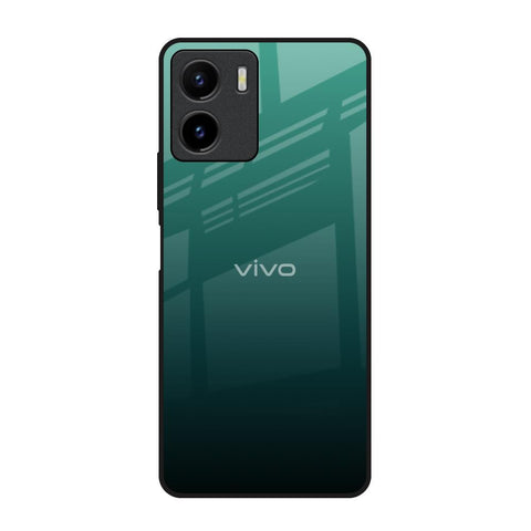 Palm Green Vivo Y15s Glass Back Cover Online