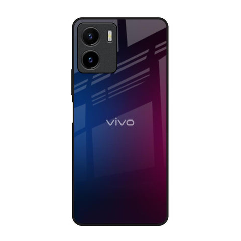 Mix Gradient Shade Vivo Y15s Glass Back Cover Online