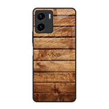 Wooden Planks Vivo Y15s Glass Back Cover Online