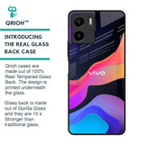 Colorful Fluid Glass Case for Vivo Y15s