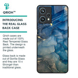 Blue Cool Marble Glass Case for Realme 9 Pro 5G