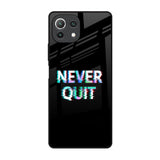 Never Quit Mi 11 Lite NE 5G Glass Back Cover Online