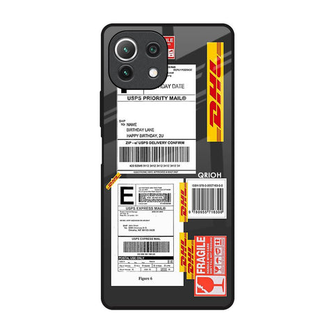 Cool Barcode Label Mi 11 Lite NE 5G Glass Back Cover Online