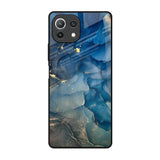 Blue Cool Marble Mi 11 Lite NE 5G Glass Back Cover Online