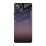 Grey Ombre Mi 11 Lite NE 5G Glass Back Cover Online