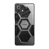 Hexagon Style Mi 11 Lite NE 5G Glass Back Cover Online