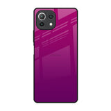 Magenta Gradient Mi 11 Lite NE 5G Glass Back Cover Online