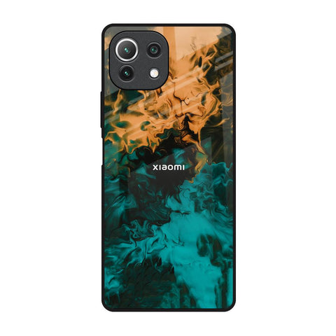 Watercolor Wave Mi 11 Lite NE 5G Glass Back Cover Online