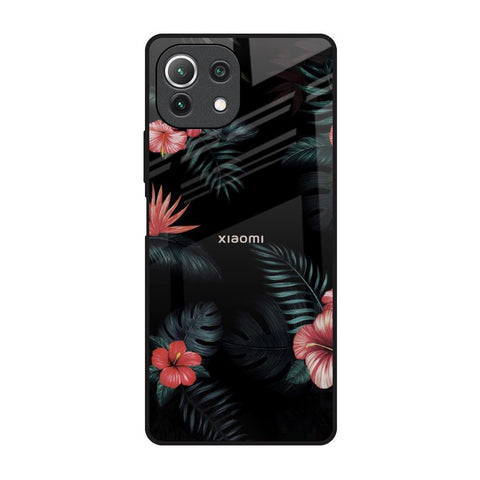 Tropical Art Flower Mi 11 Lite NE 5G Glass Back Cover Online