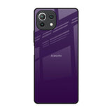 Dark Purple Mi 11 Lite NE 5G Glass Back Cover Online