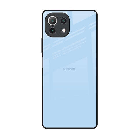 Pastel Sky Blue Mi 11 Lite NE 5G Glass Back Cover Online