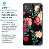 Floral Bunch Glass Case For Mi 11 Lite NE 5G