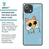 Adorable Cute Kitty Glass Case For Mi 11 Lite NE 5G