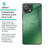 Green Grunge Texture Glass Case for Mi 11 Lite NE 5G