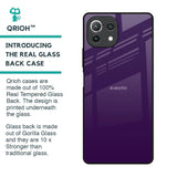 Dark Purple Glass Case for Mi 11 Lite NE 5G