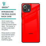 Blood Red Glass Case for Mi 11 Lite NE 5G