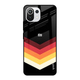 Abstract Arrow Pattern Mi 11 Lite NE 5G Glass Cases & Covers Online