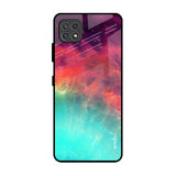 Colorful Aura Samsung Galaxy F42 5G Glass Back Cover Online