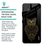 Golden Owl Glass Case for Samsung Galaxy F42 5G
