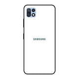 Arctic White Samsung Galaxy F42 5G Glass Cases & Covers Online