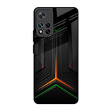 Modern Ultra Chevron Mi 11i HyperCharge Glass Back Cover Online