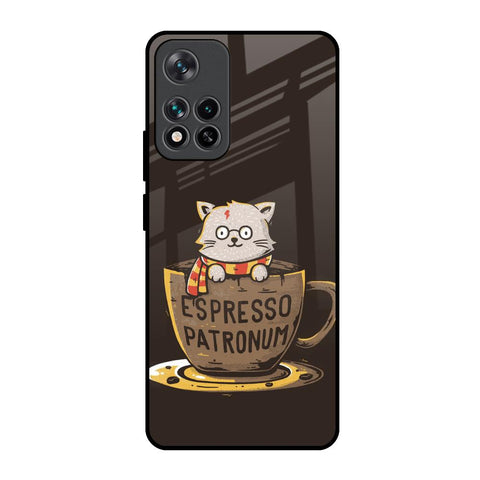 Tea With Kitty Mi 11i HyperCharge Glass Back Cover Online