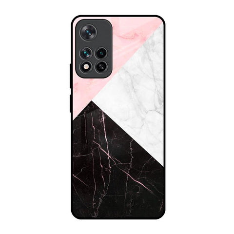 Marble Collage Art Mi 11i HyperCharge Glass Back Cover Online