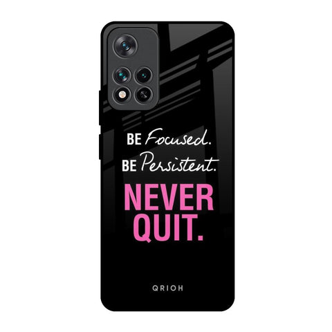 Be Focused Mi 11i HyperCharge Glass Back Cover Online