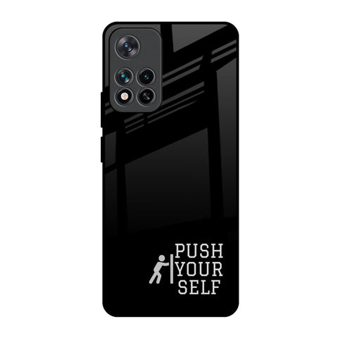 Push Your Self Mi 11i HyperCharge Glass Back Cover Online