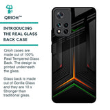 Modern Ultra Chevron Glass Case for Mi 11i HyperCharge