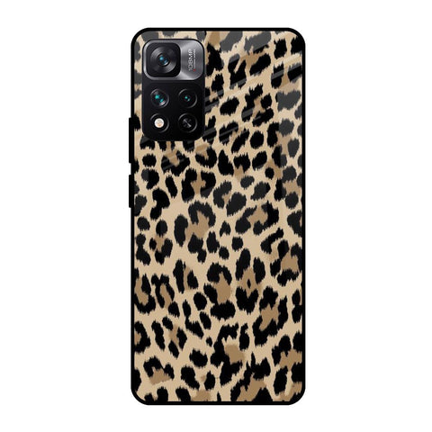 Leopard Seamless Mi 11i HyperCharge Glass Cases & Covers Online